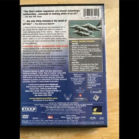 DVD, Fighter Pilot Operation Red Flag DVD, 2 disc set, good condition - Picture 2 of 4
